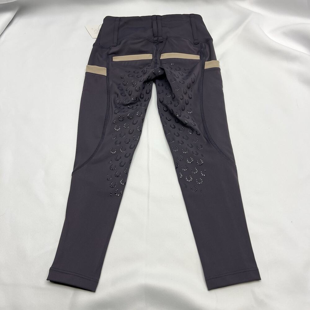FitsT4 Sport Lavender Comfort Equestrian Riding Pants Leggings Kids Size XS - Picture 9 of 9